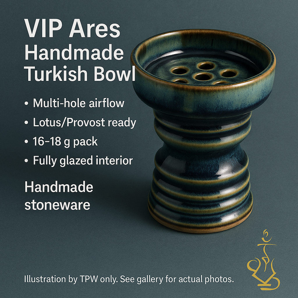 Ares VIP Handmade Turkish Hookah Bowl