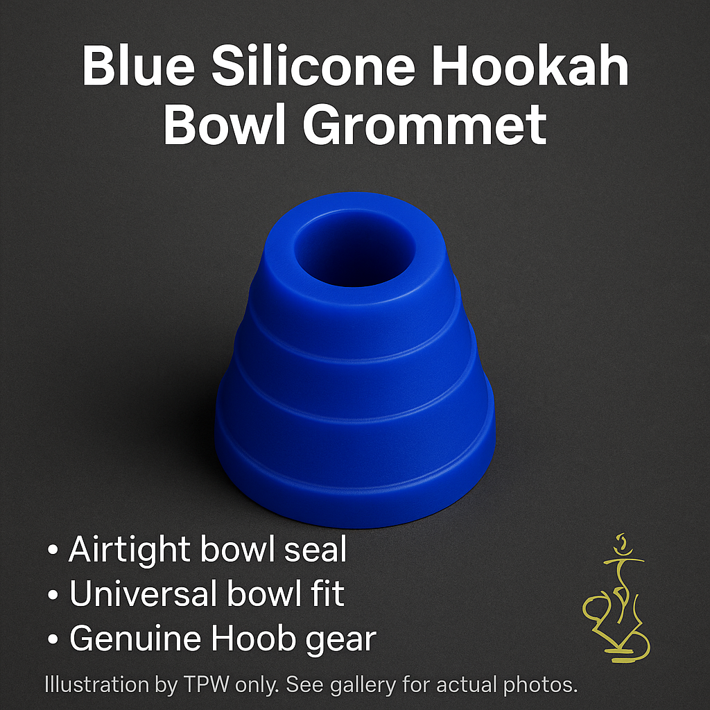 Blue Silicone Hookah Grommet