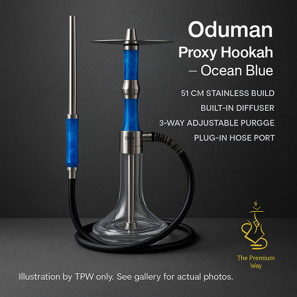 Oduman Proxy Hookah - Ocean Blue