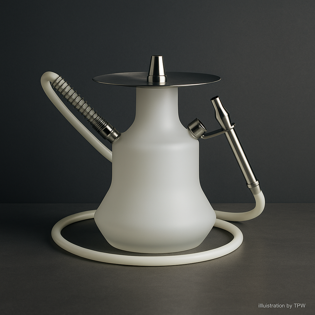 Oduman N4 Matt Hookah – Premium Glass Hookah with LED 3