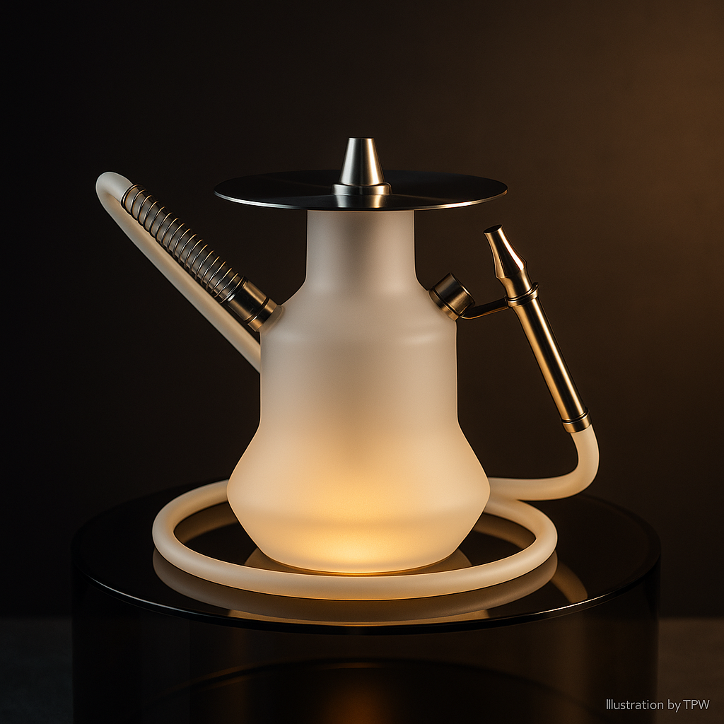 Oduman N4 Matt Hookah – Premium Glass Hookah with LED