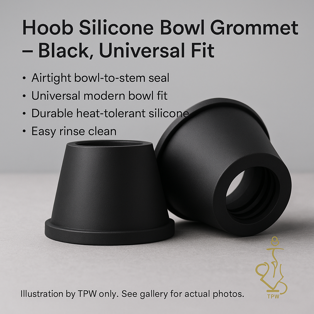 Hoob Black Silicone Hookah Bowl Grommet