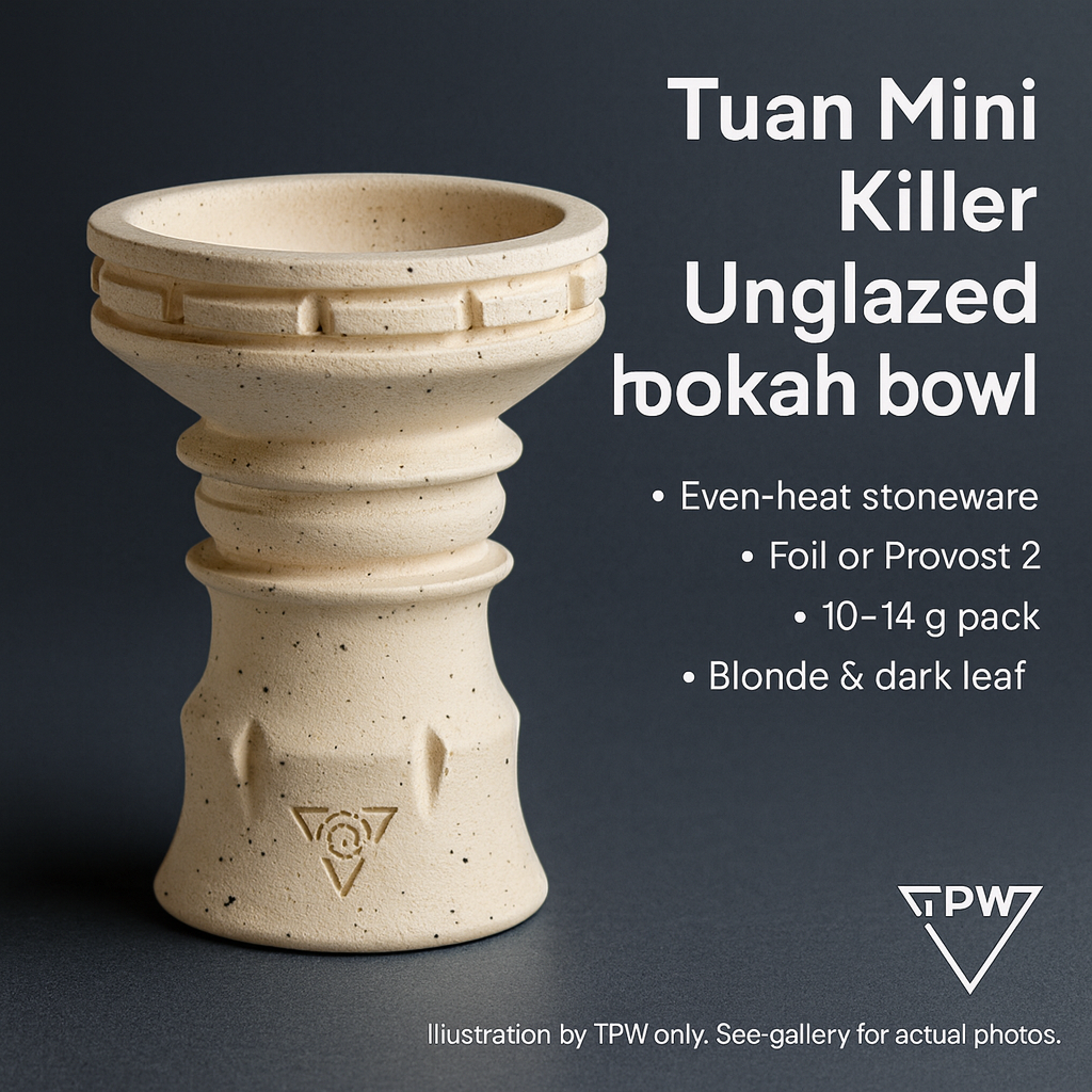 Tuan Mini Killer Unglazed Hookah Bowl