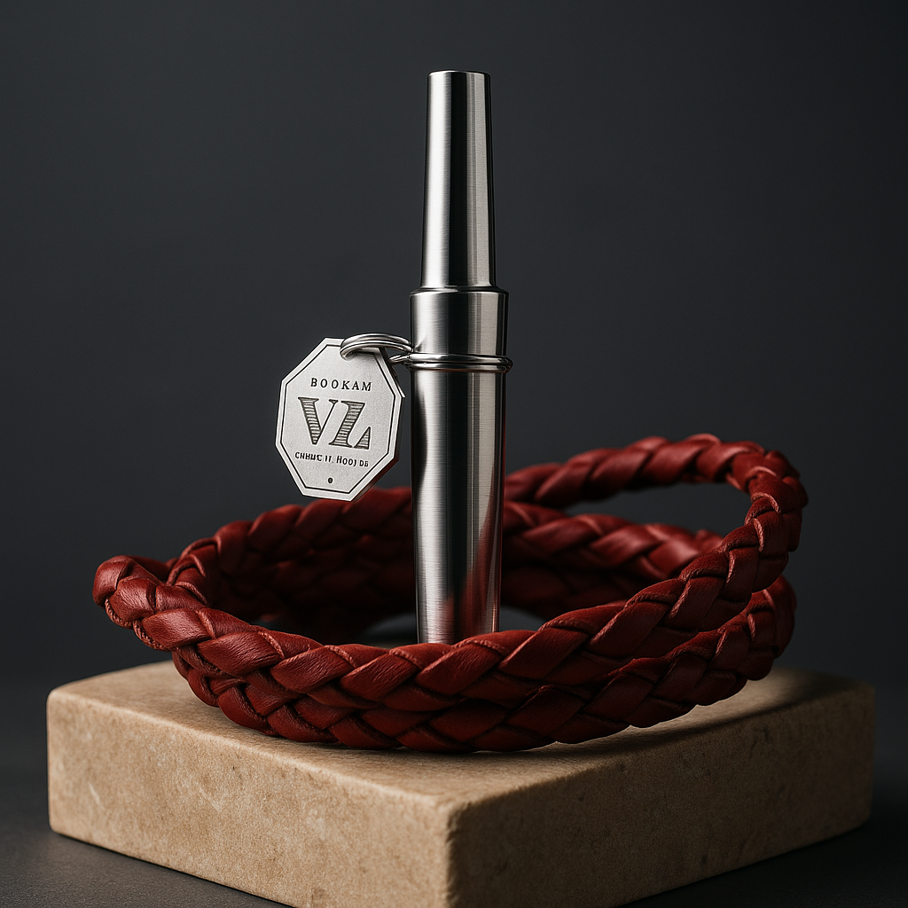V.Z. Red Leather Hookah Mouthtip