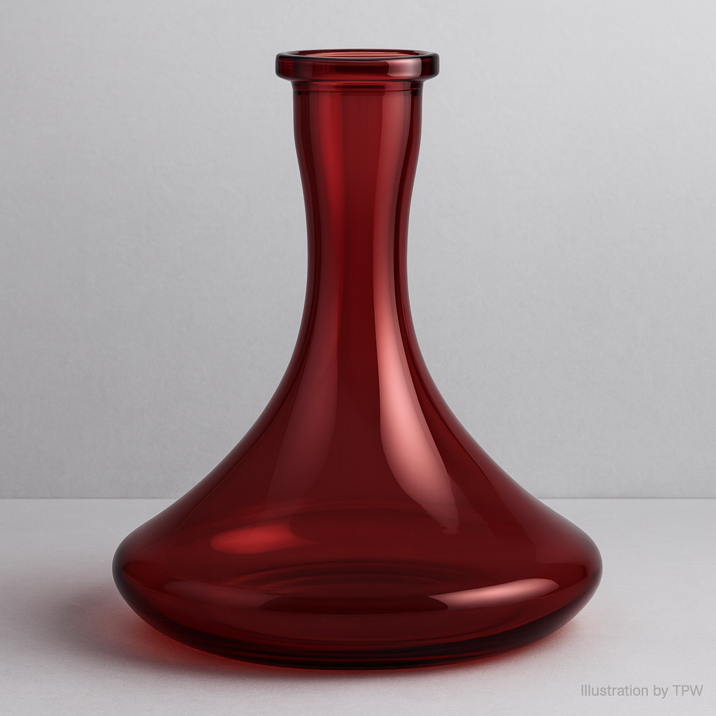 HW Ruby Russian Hookah Vase 3