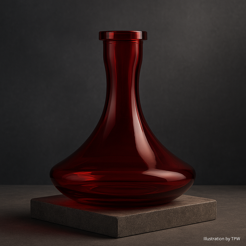 HW Ruby Russian Hookah Vase