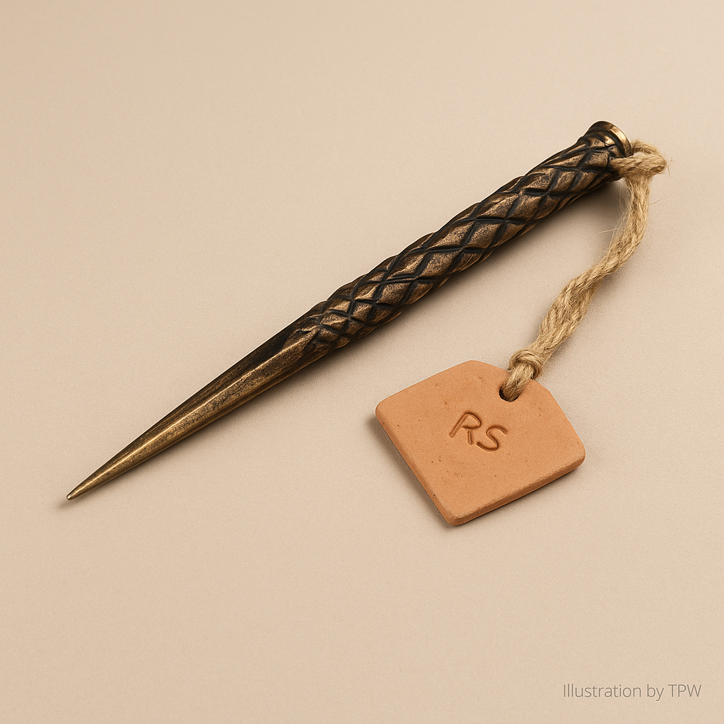 RS Hookah Medieval Pinecone Poker — Hand-Forged Metal 3