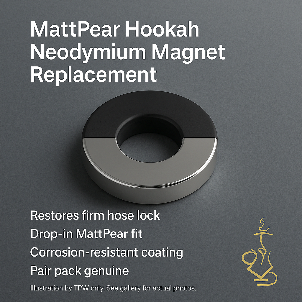 MattPear Hookah Neodymium Magnet Replacement - Pair