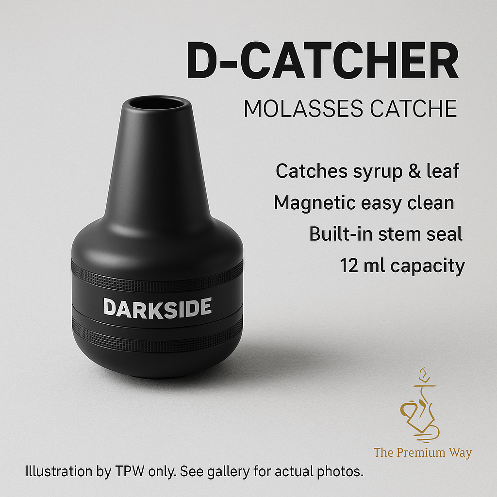 Darkside D-Catcher Molasses Catcher — 12 ml, Magnetic Universal Seal (Black)