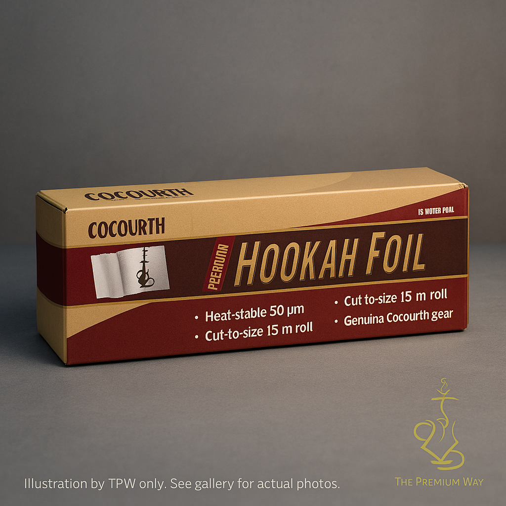 Cocourth Heavy Duty Shisha Foil Roll - 50 Micron, 15m 7