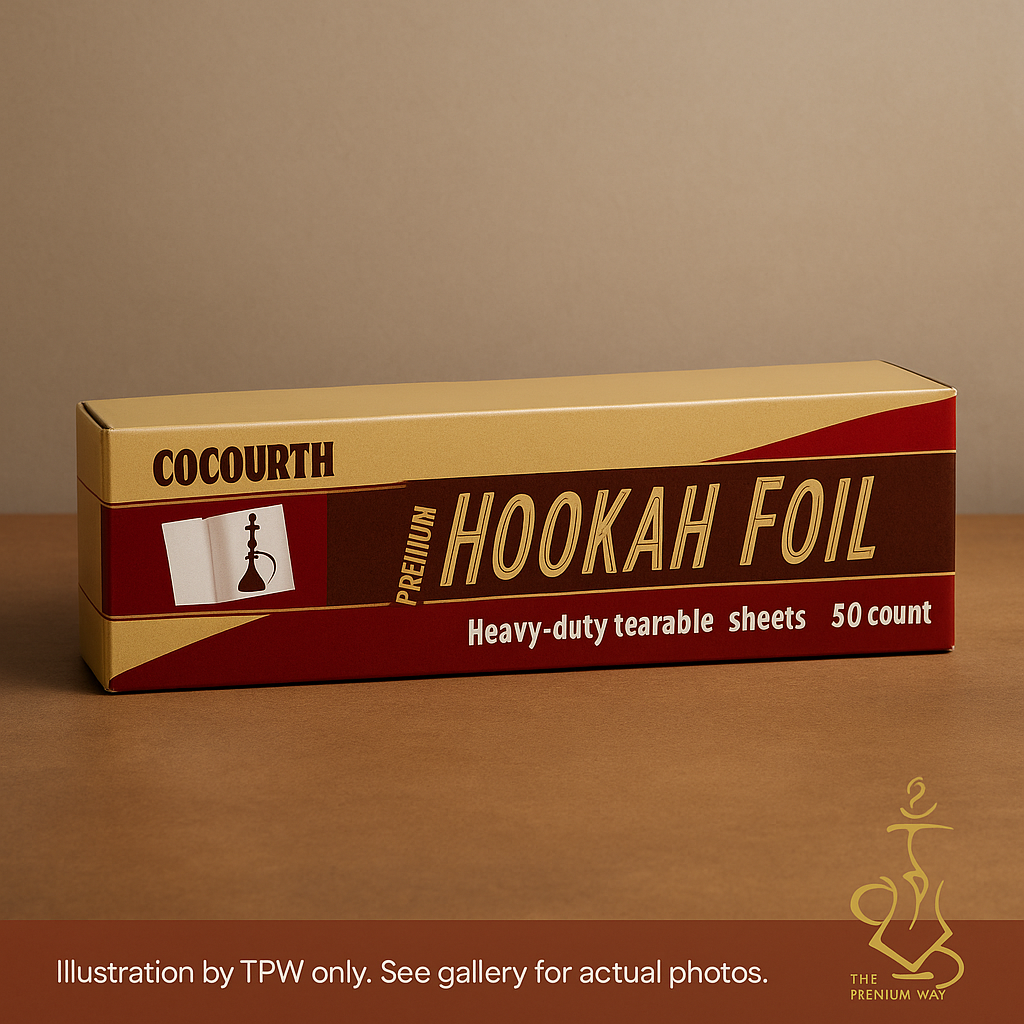 Cocourth Heavy Duty Shisha Foil Roll - 50 Micron, 15m