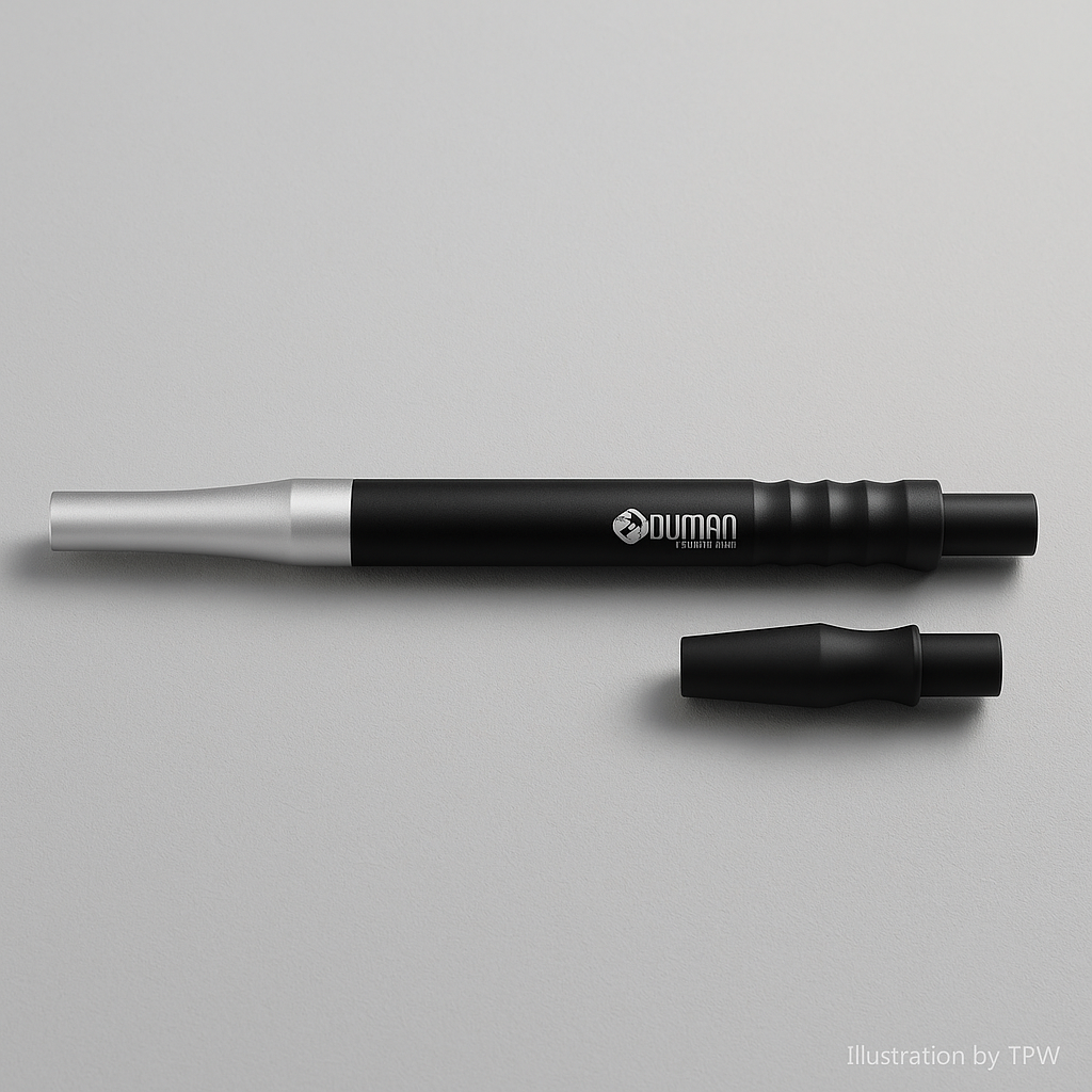 Oduman Initial-25 Aluminium Mouthpiece – Black