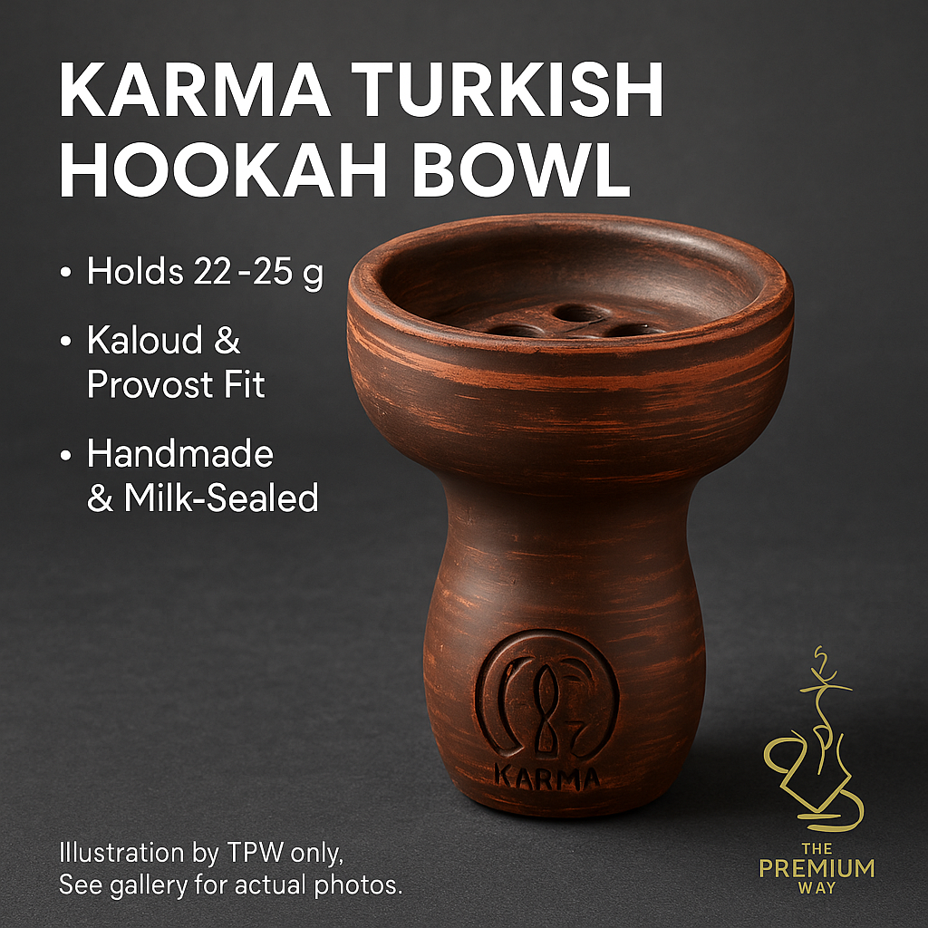 Karma Turkish Hookah Bowl – Handmade Shisha Bowl