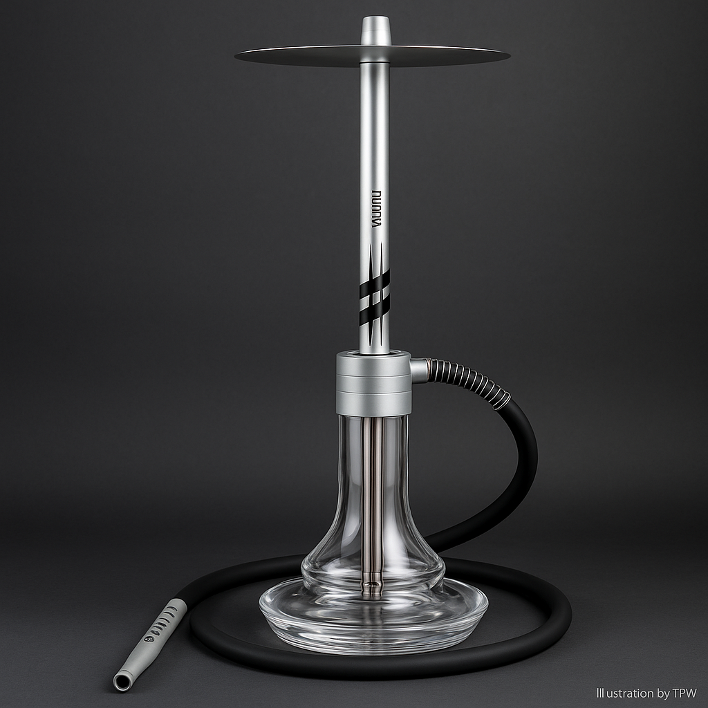 Oduman Smoke Drift Hookah - Chrome 4