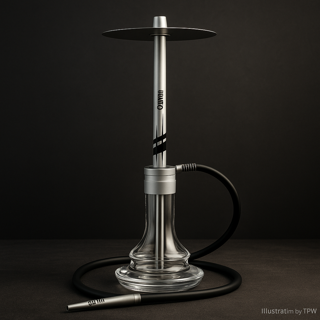Oduman Smoke Drift Hookah - Chrome 2