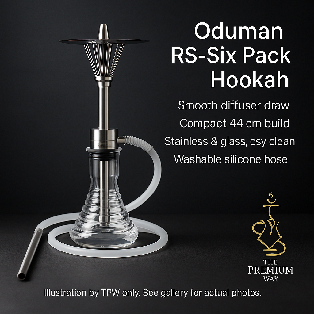 Oduman RS Six Pack Shisha Pipe, image 3 of 4