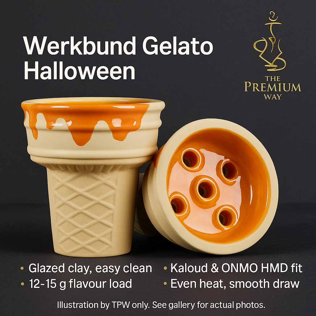 Werkbund Gelato Halloween Shisha Bowl – Limited Edition