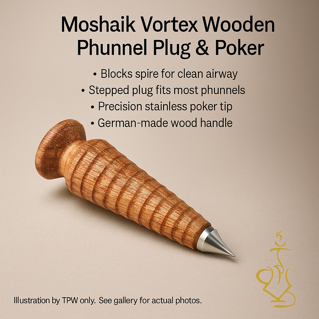 Moshaik Vortex Wooden Phunnel Plug & Poker