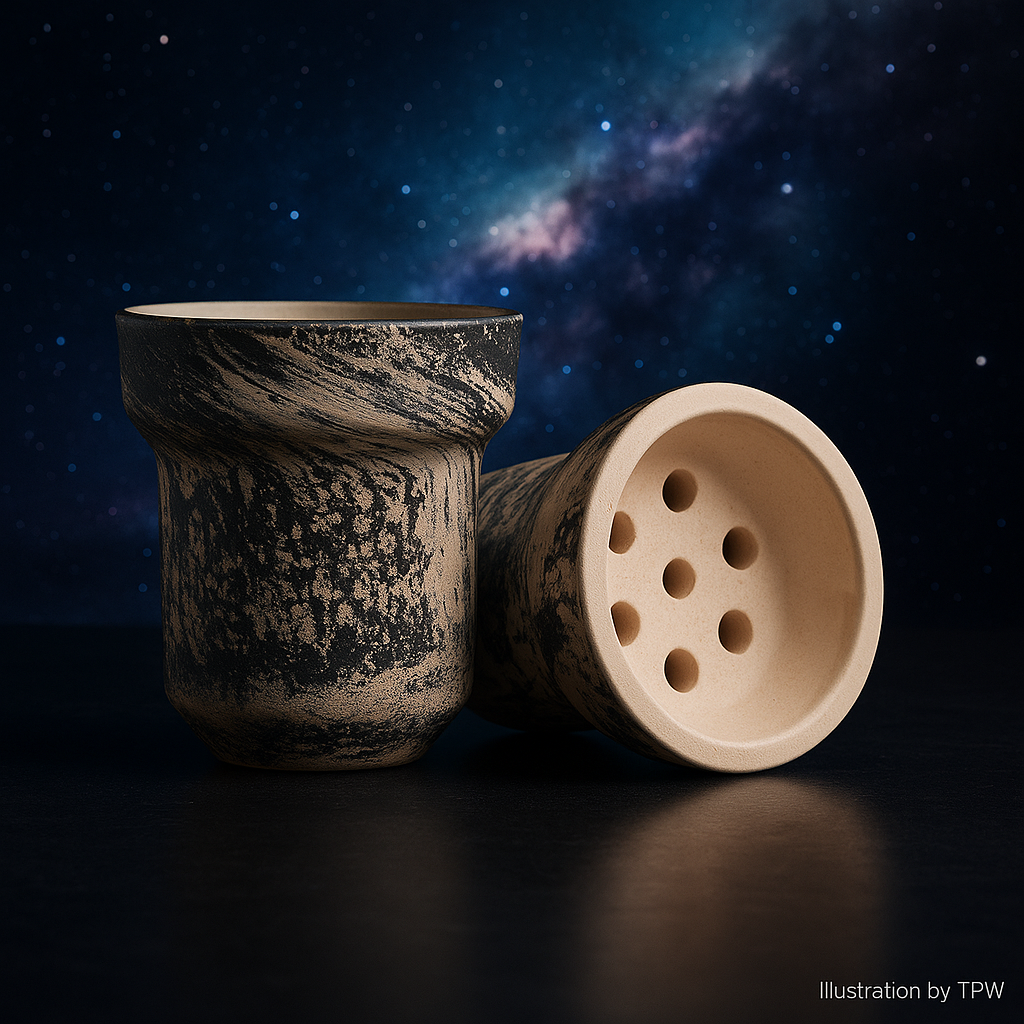 Solaris Charon Hookah Bowl – Handmade Clay Design 3