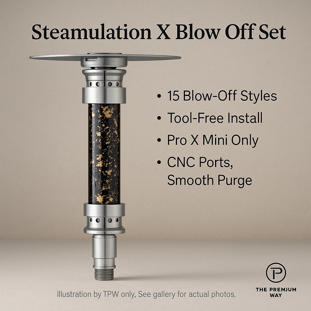 Steamulation X Blow Off Set – 15-Way Pro X Mini