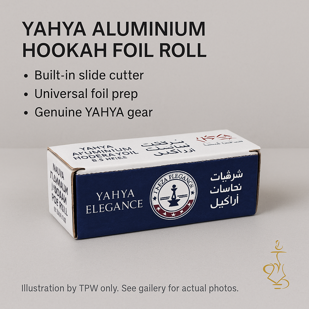 YAHYA Aluminium Hookah Foil Roll – 8.5m