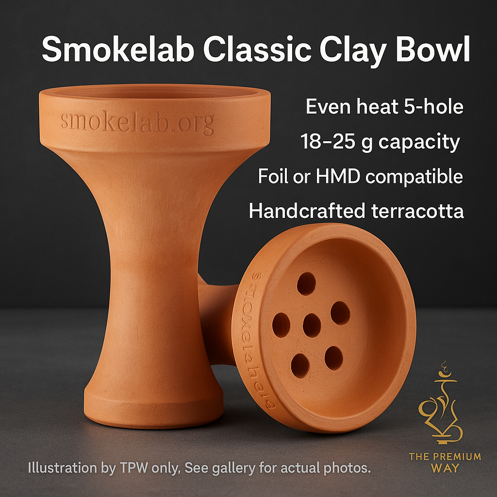 Smokelab Classic Shisha Clay Bowl