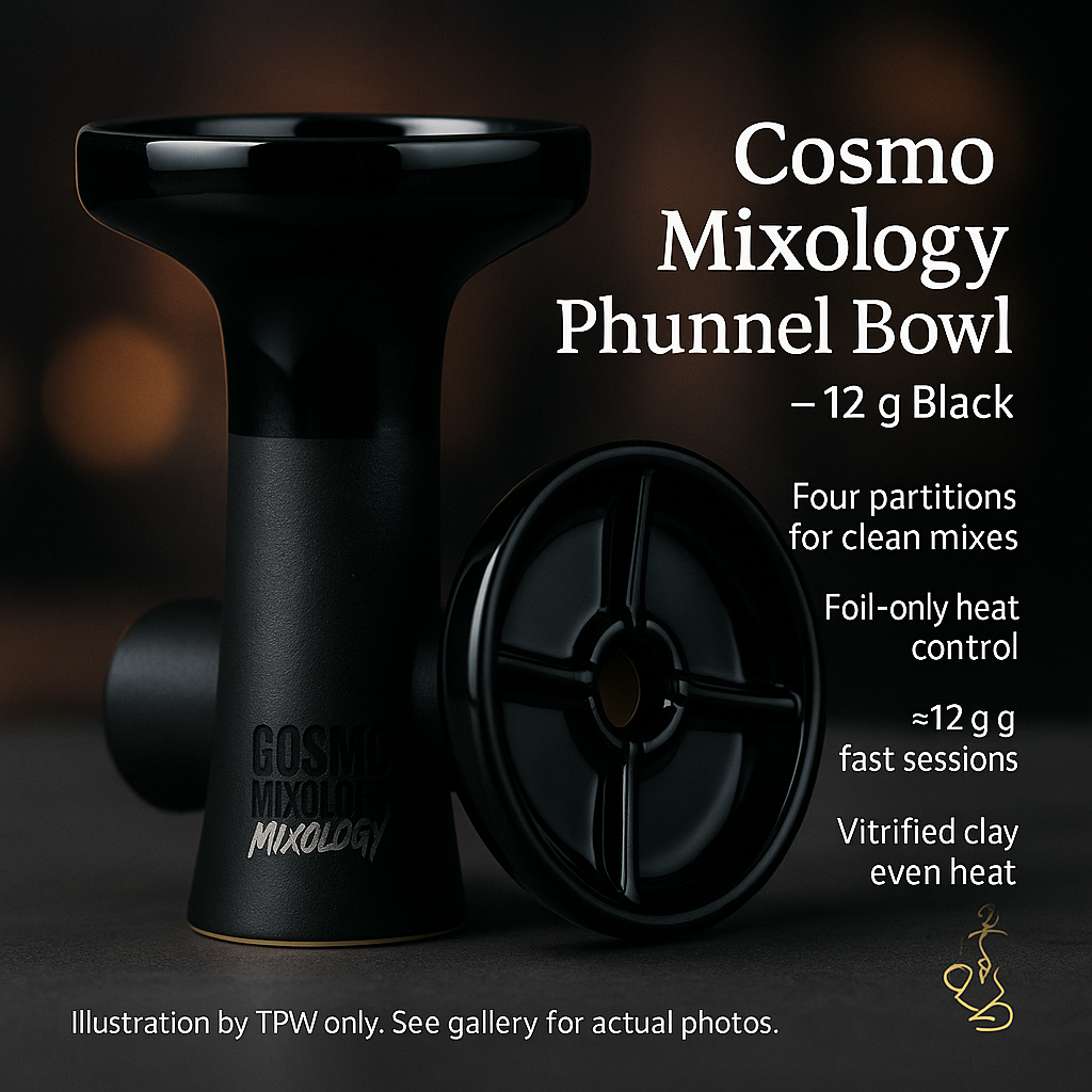 Cosmo Mixology Phunnel Bowl – 12 g Black