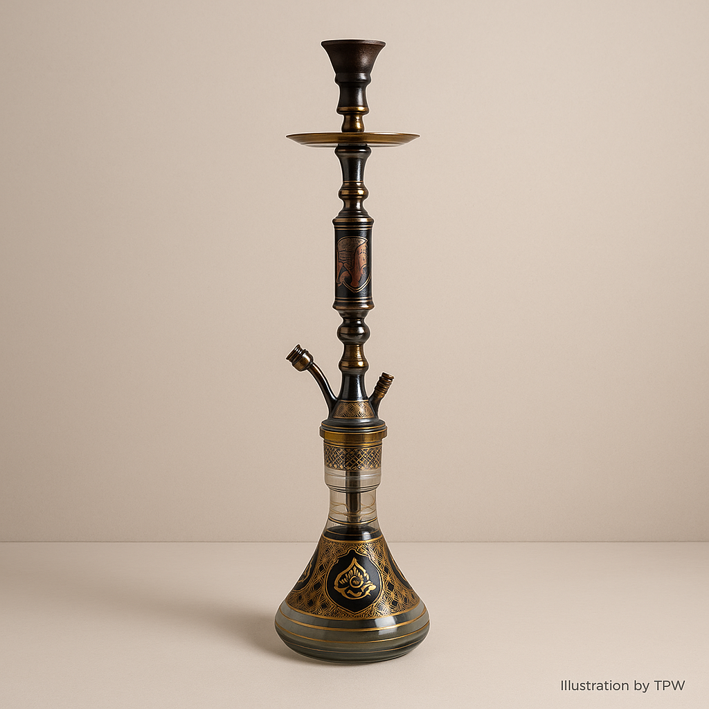 Khalil Mamoon Pharaonic Oxide 4225 Hookah – 80 cm 3