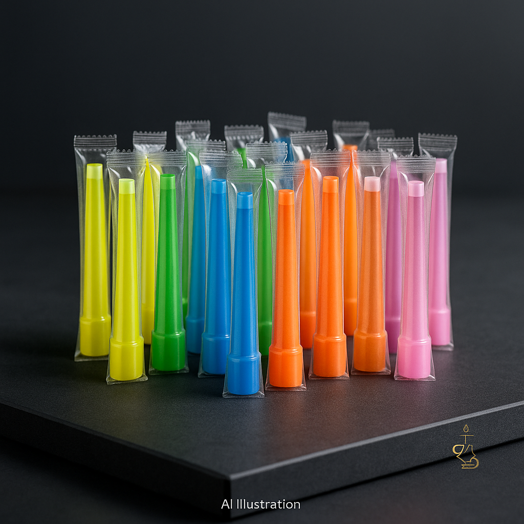 Khalil Mamoon Disposable Shisha Tips – 50-Pack