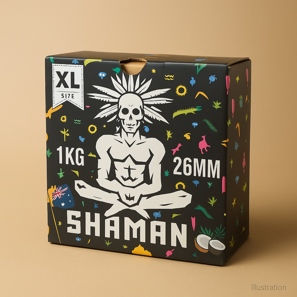 Shaman 26mm Cube Charcoal — Low‑ash 100% coconut 4