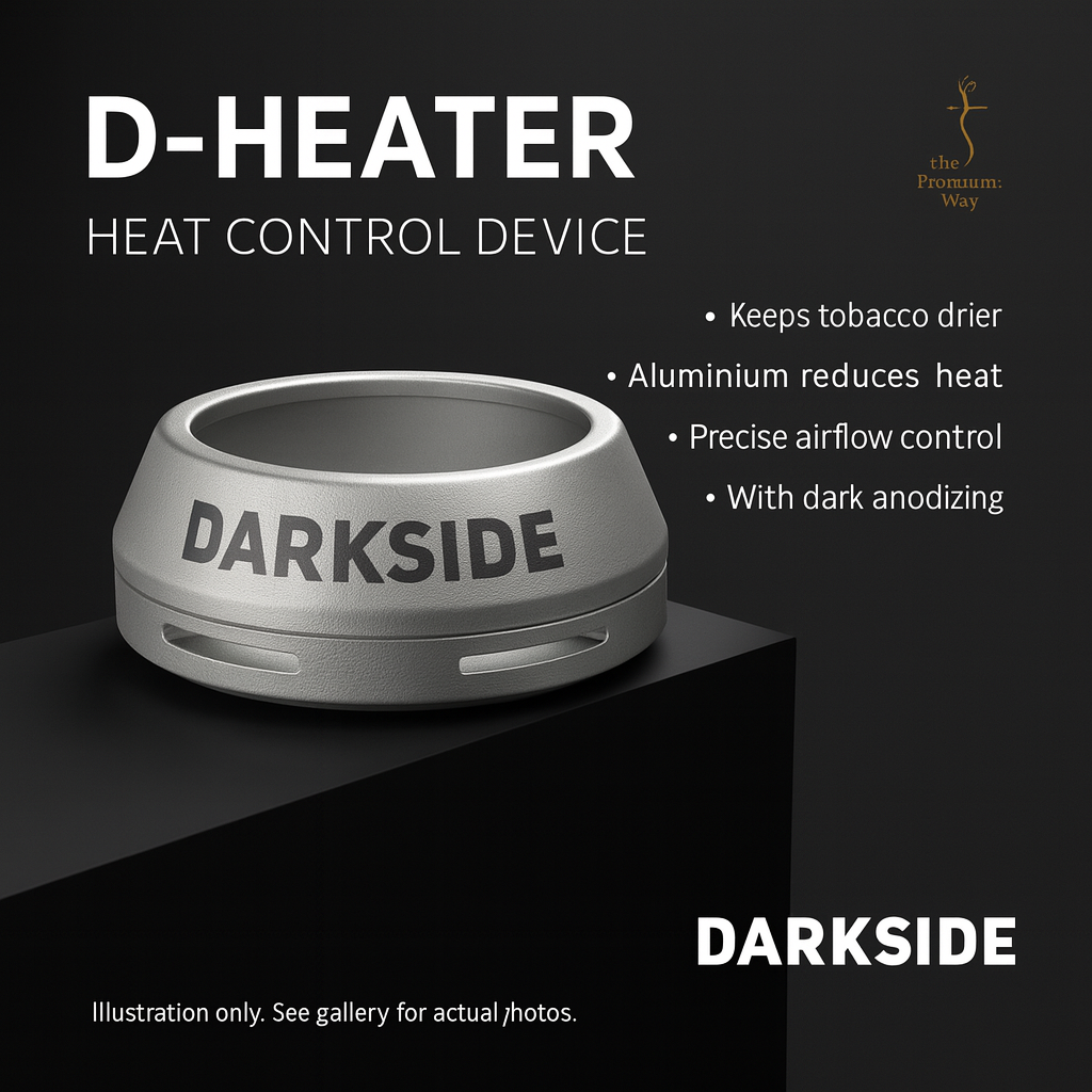 Darkside D-HEATER HMD — Silver Anodised Aluminium, Lidless Design