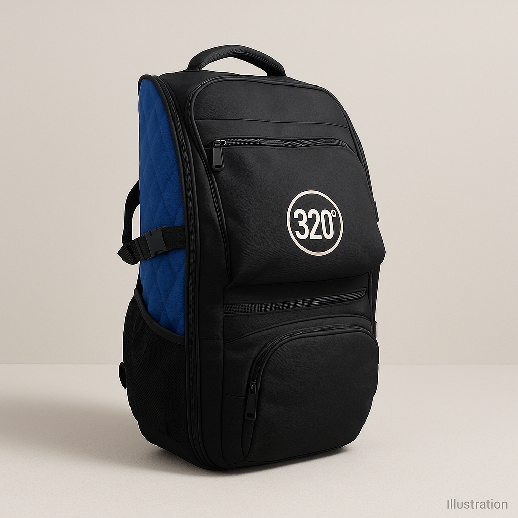 320° Hookah Travel Bag – 14-Pocket Full-Size Backpack 1