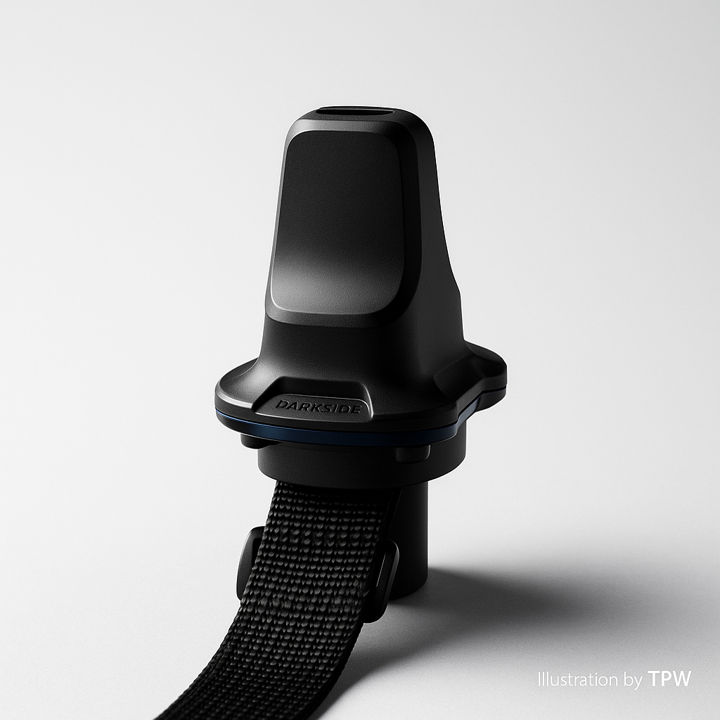 Darkside D-Click Personal Mouthpiece (Blue) — Wearable, Ergonomic Tip