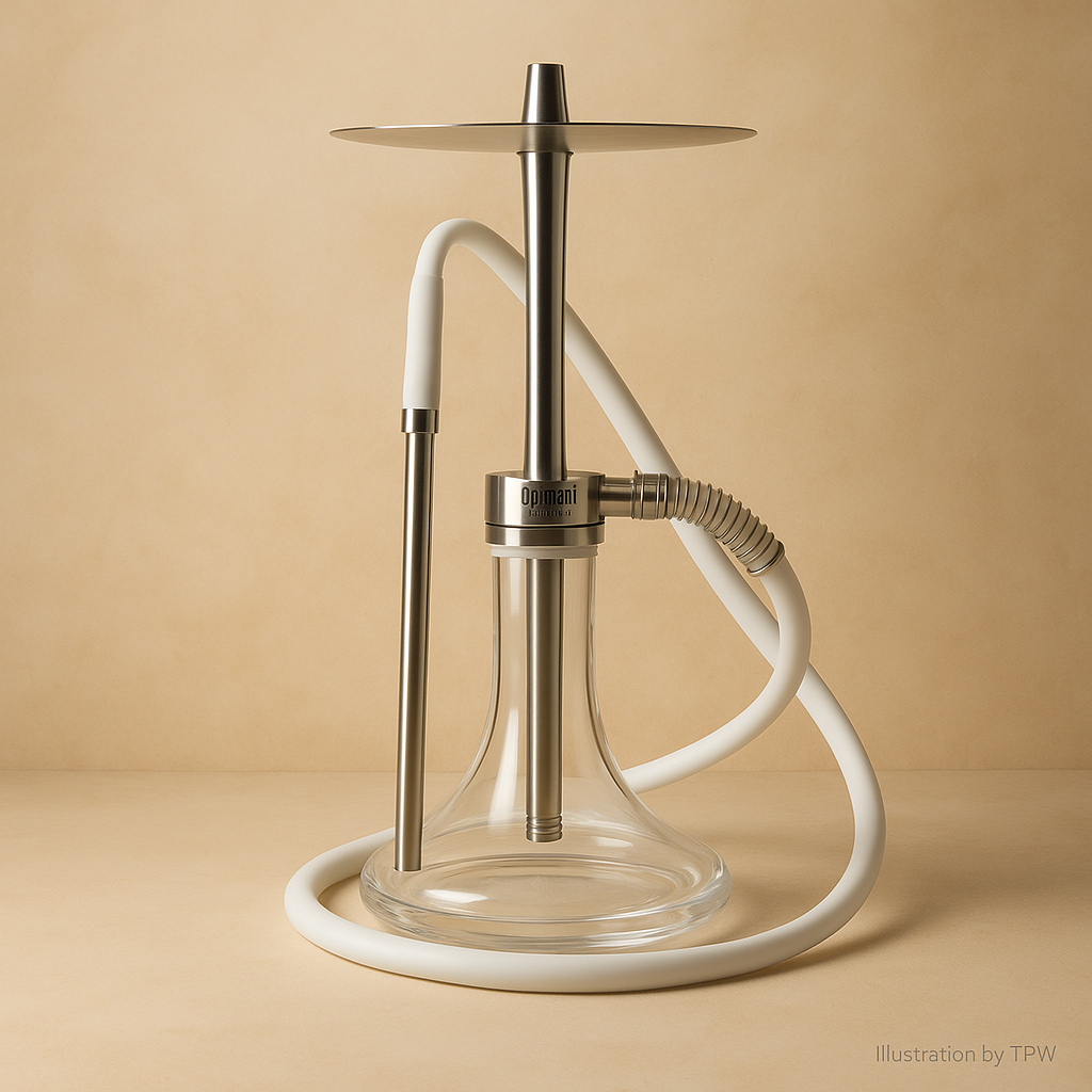 Oduman Infinity Hookah — 45 cm Glass & Stainless