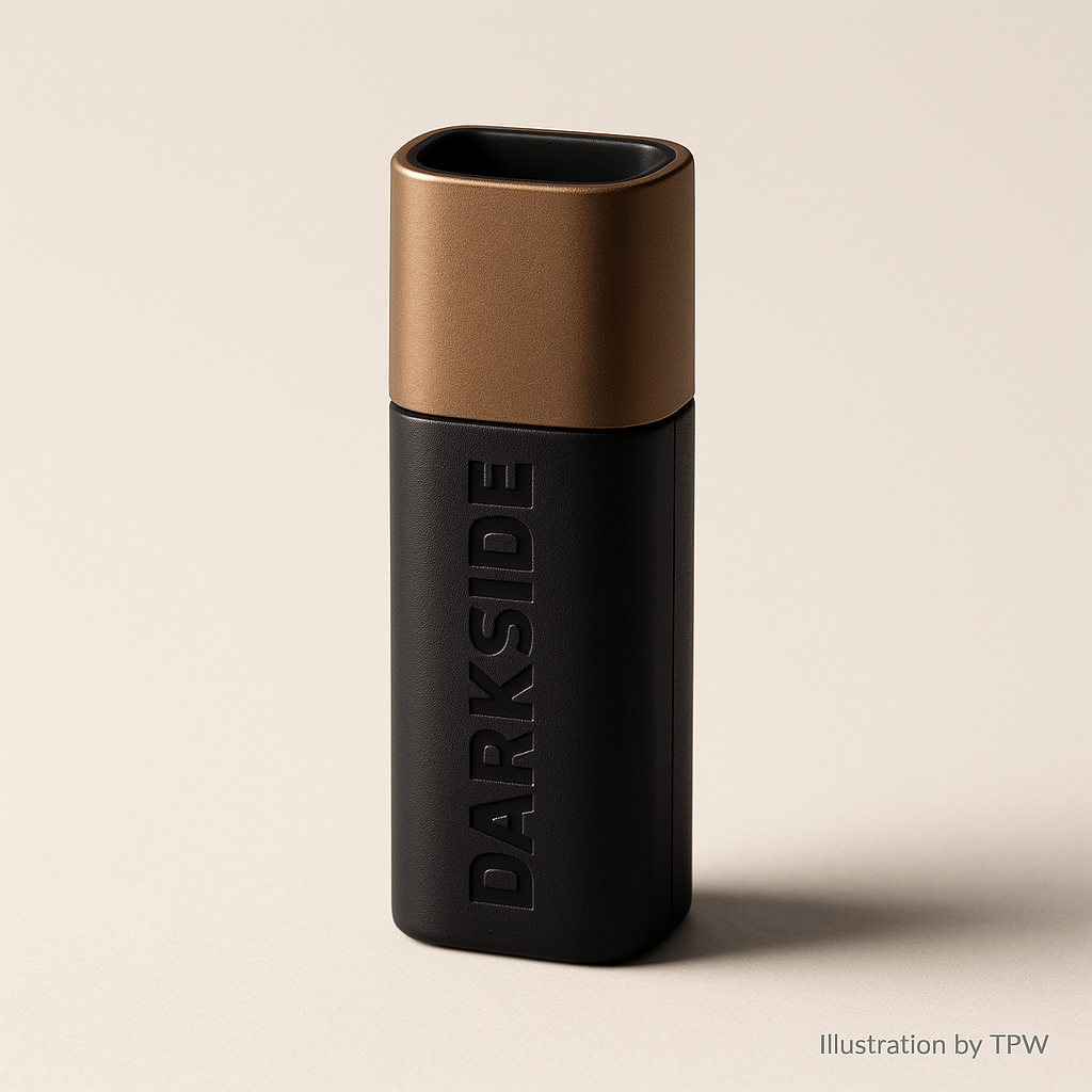 Darkside D-Stick Personal Mouthpiece (Bronze) — Magnetic Case, Wearable Hygiene