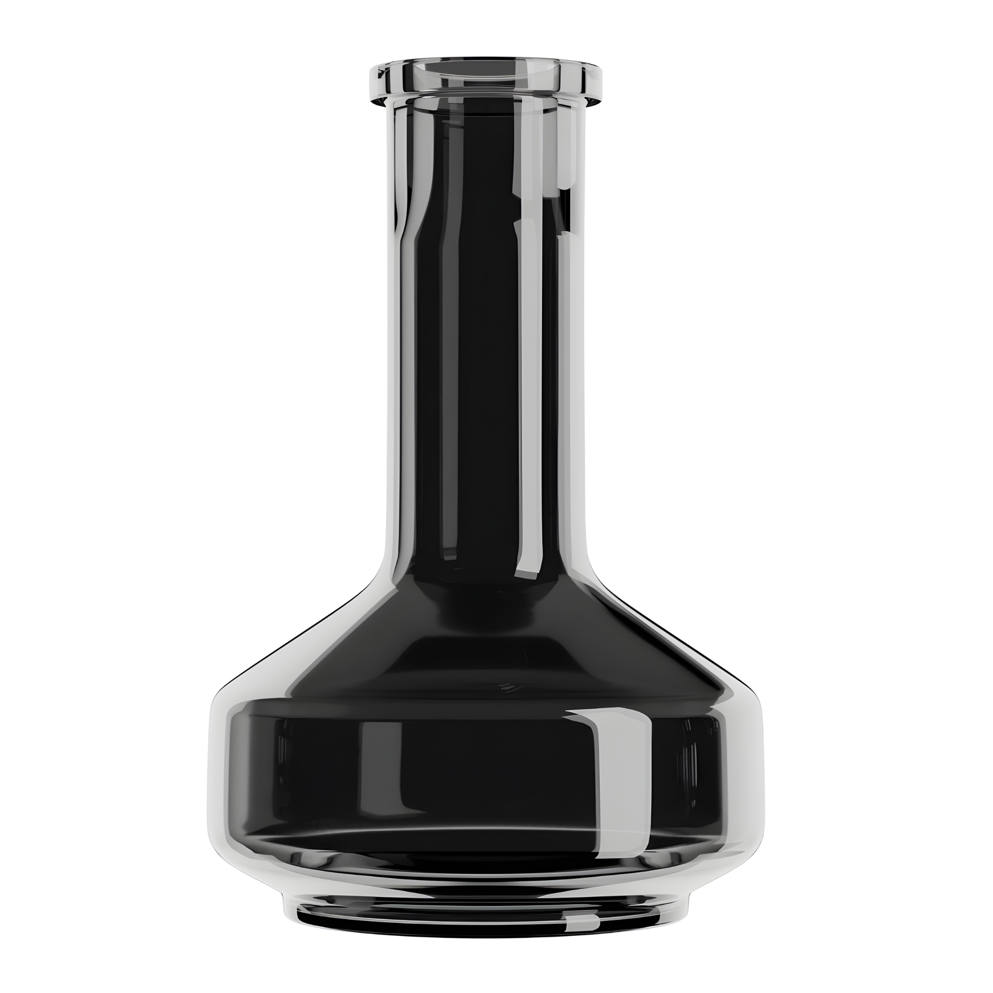 Darkside Neo Hookah — Black with Smoky D-Glass Base (50 cm, 11 mm Classic Draw) 4