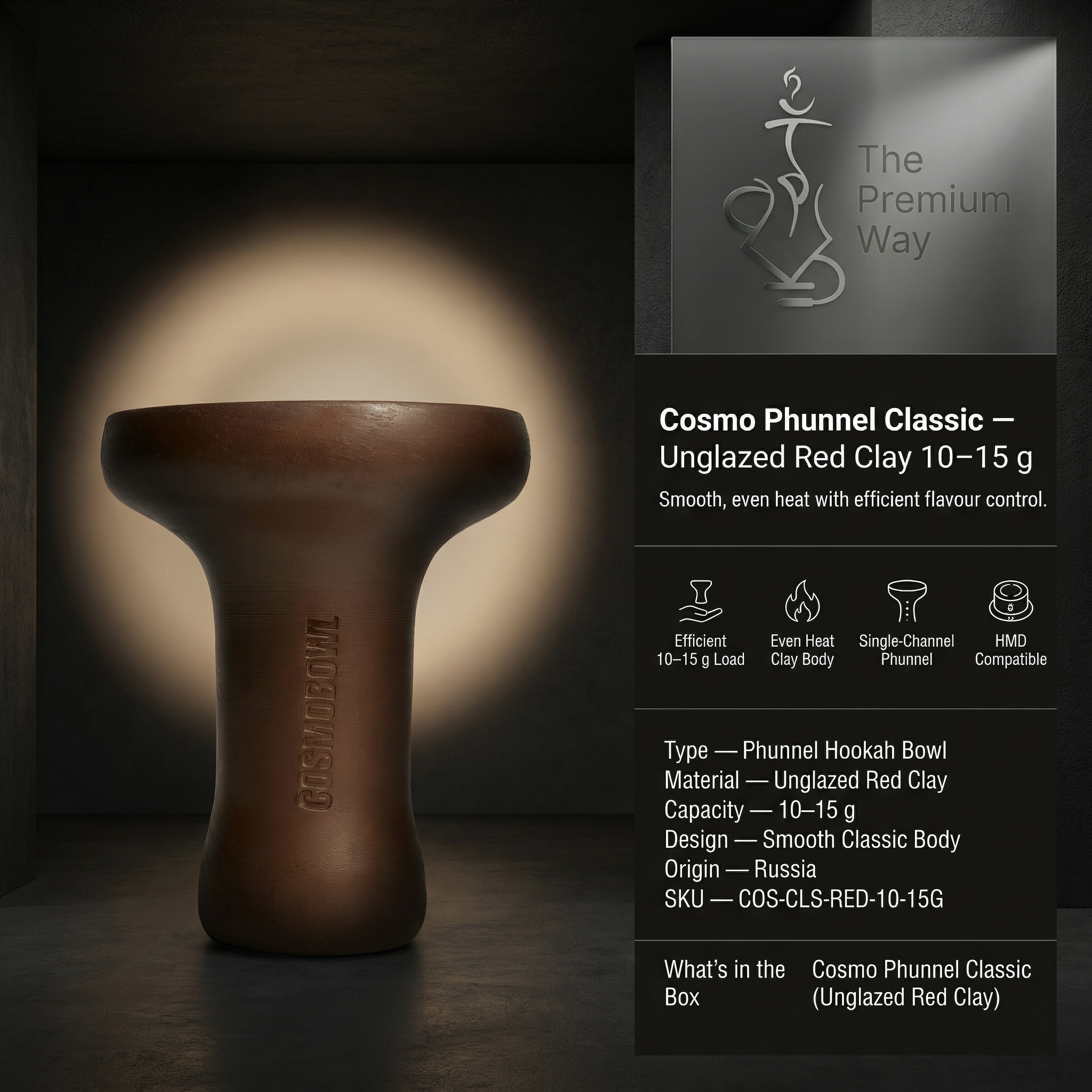 Cosmo Bowl Classic Red Clay Phunnel 6