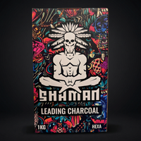 Shaman Hexa Coconut Charcoal — Hex Shape, Long-Burn Heat