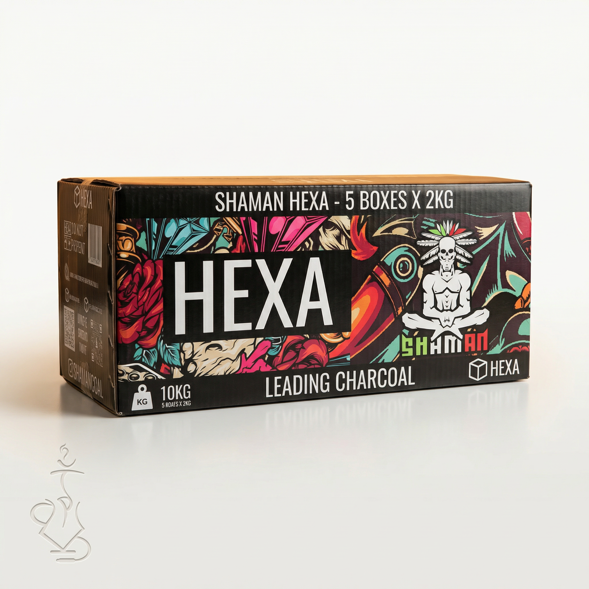 Shaman Hexa Coconut Shisha Charcoal 4