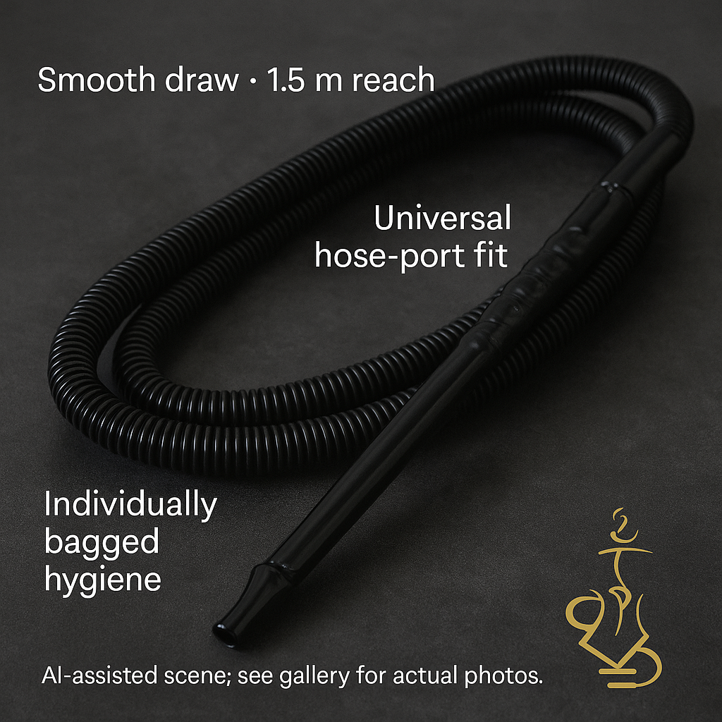 Essentials Disposable Shisha Hose Kit — 1.5 m Lightweight 11