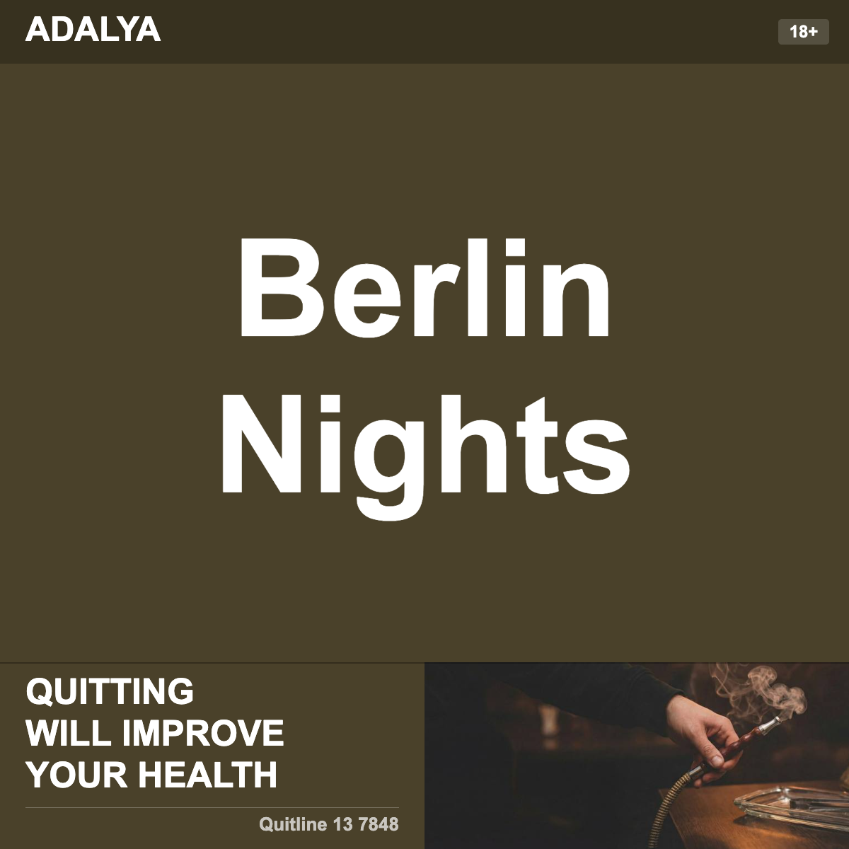 Adalya Berlin Nights Shisha Tobacco Flavour
