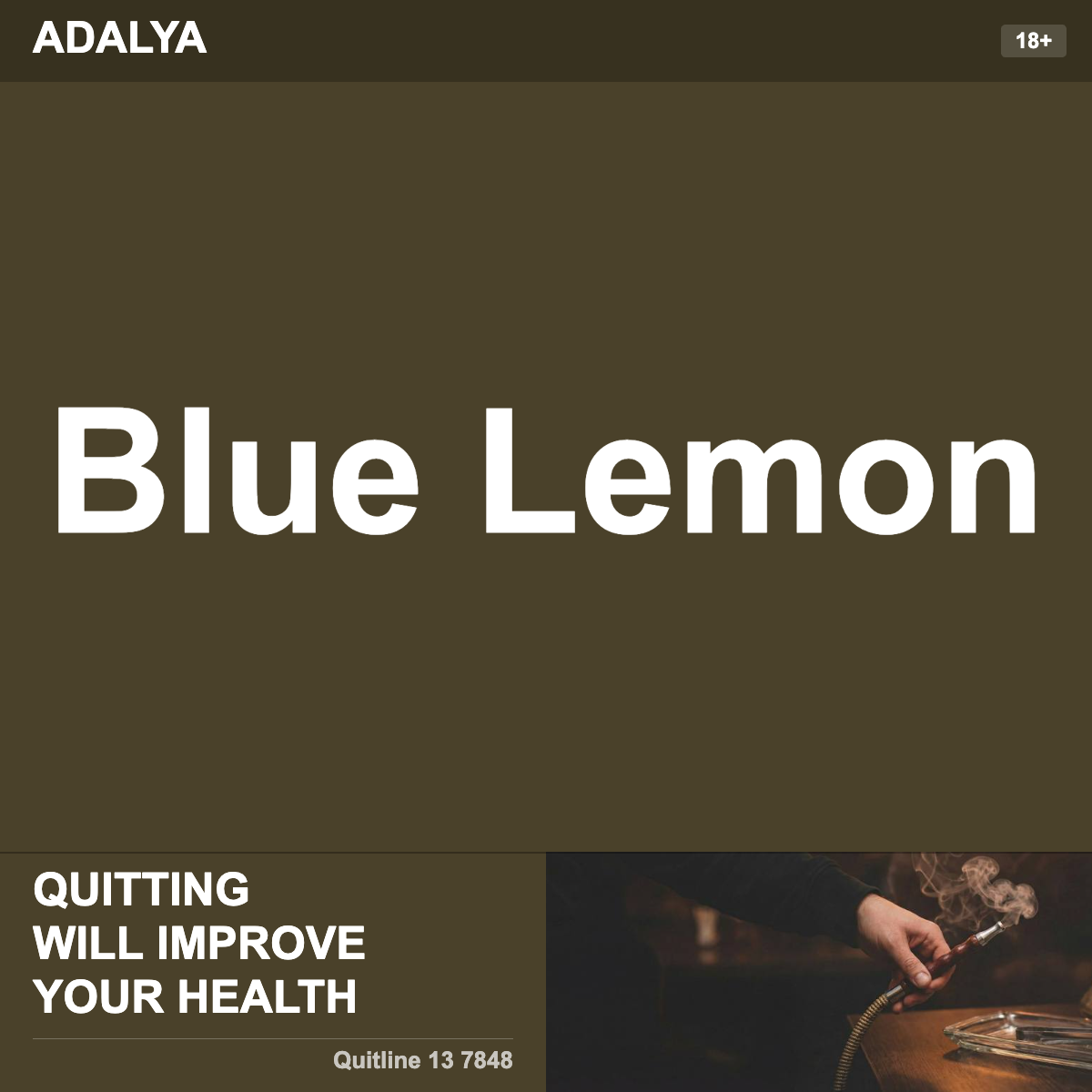 Adalya Blue Lemon Shisha Tobacco Flavour