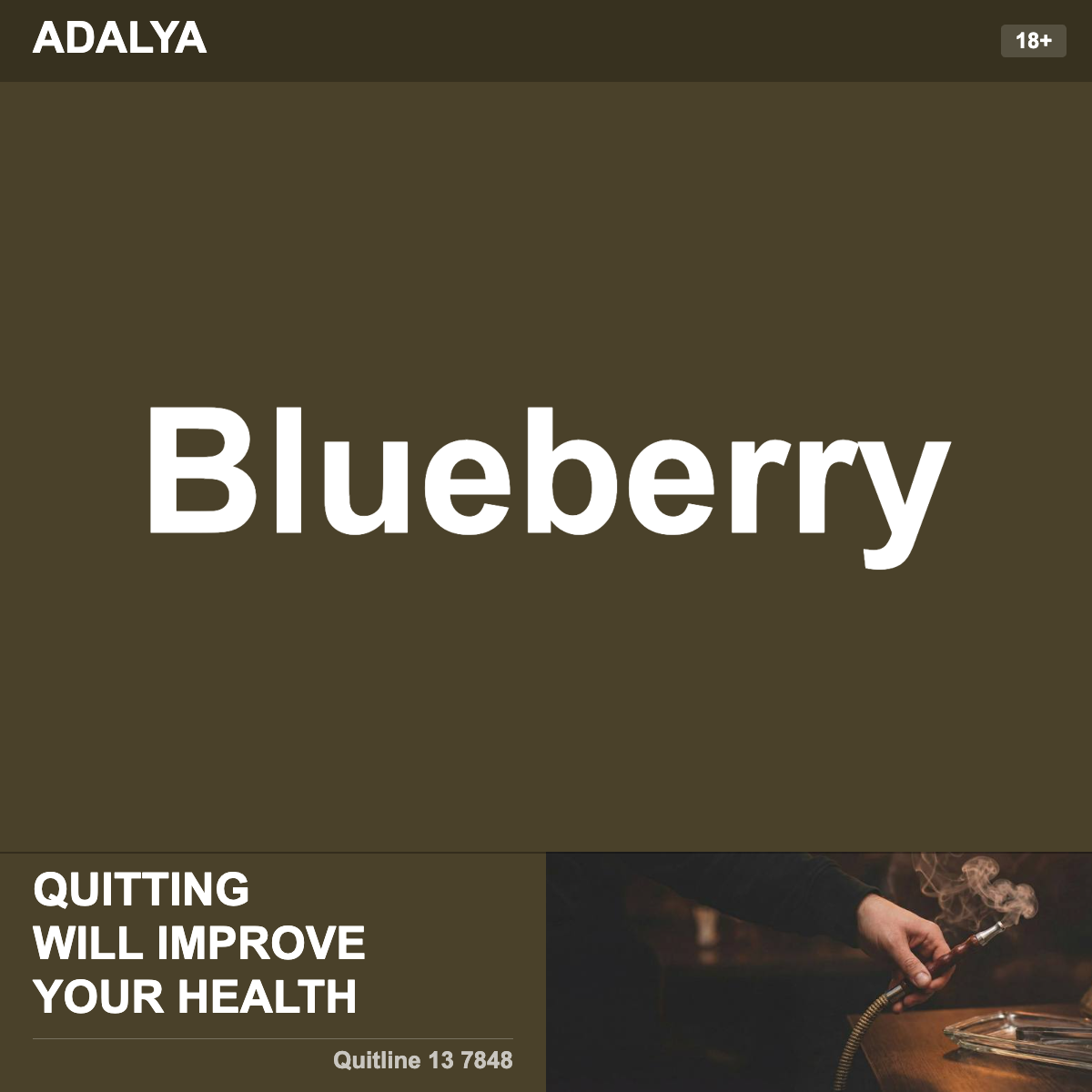 Adalya Blueberry Shisha Tobacco Flavour