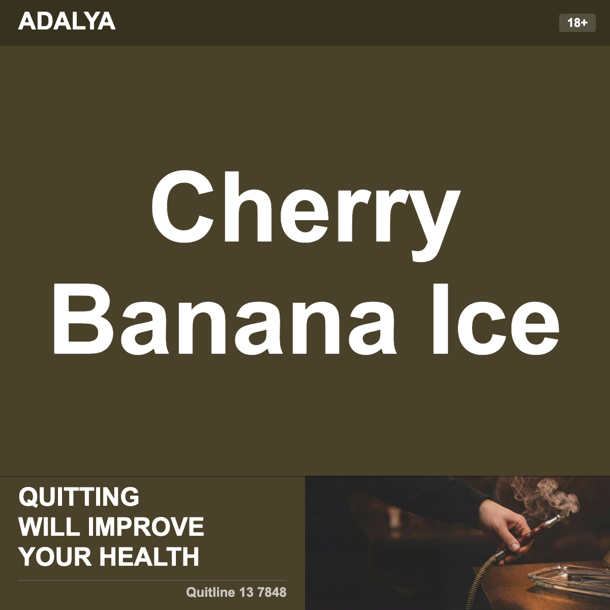 Adalya Cherry Banana Ice Shisha Tobacco Flavour