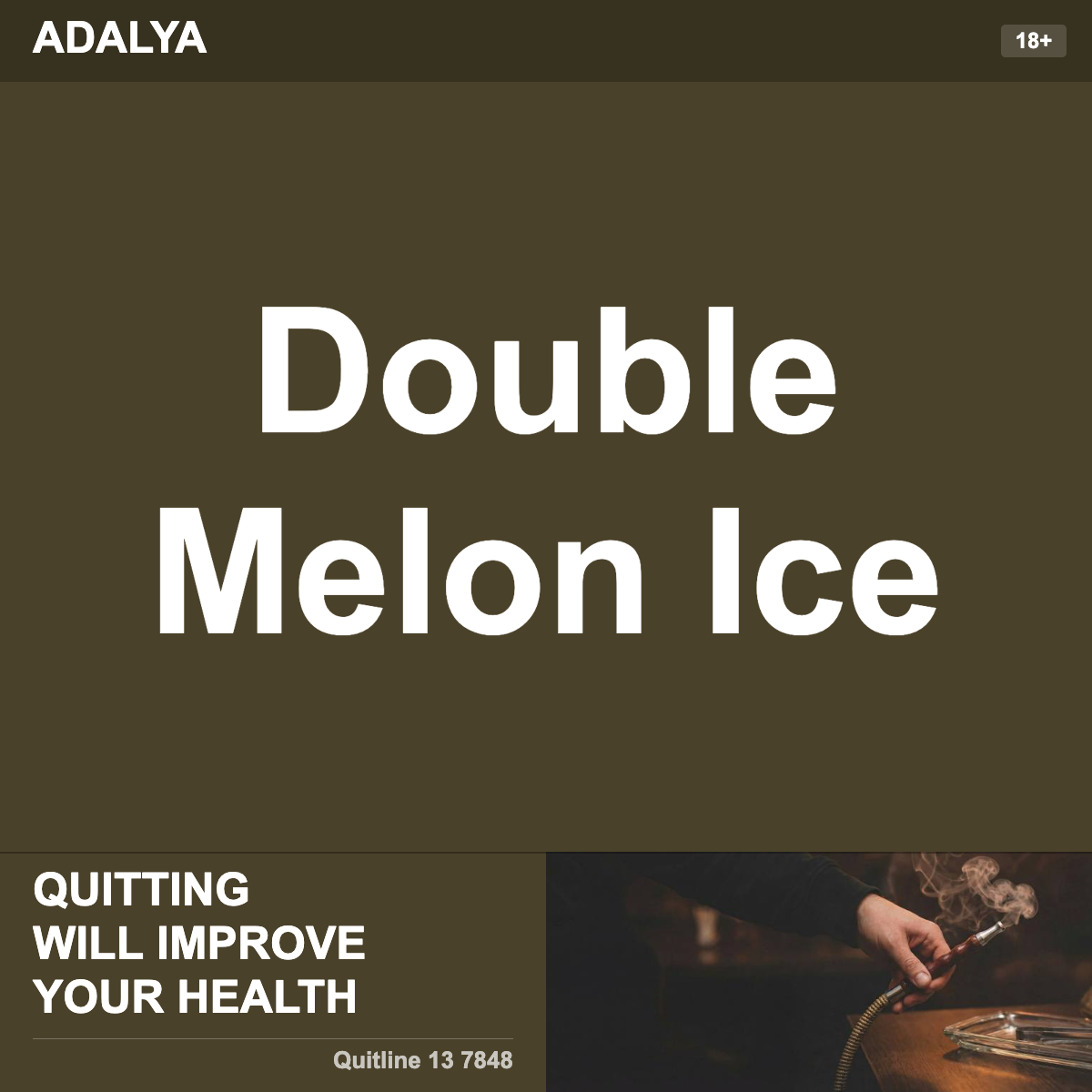 Adalya Double Melon Ice Shisha Tobacco Flavour