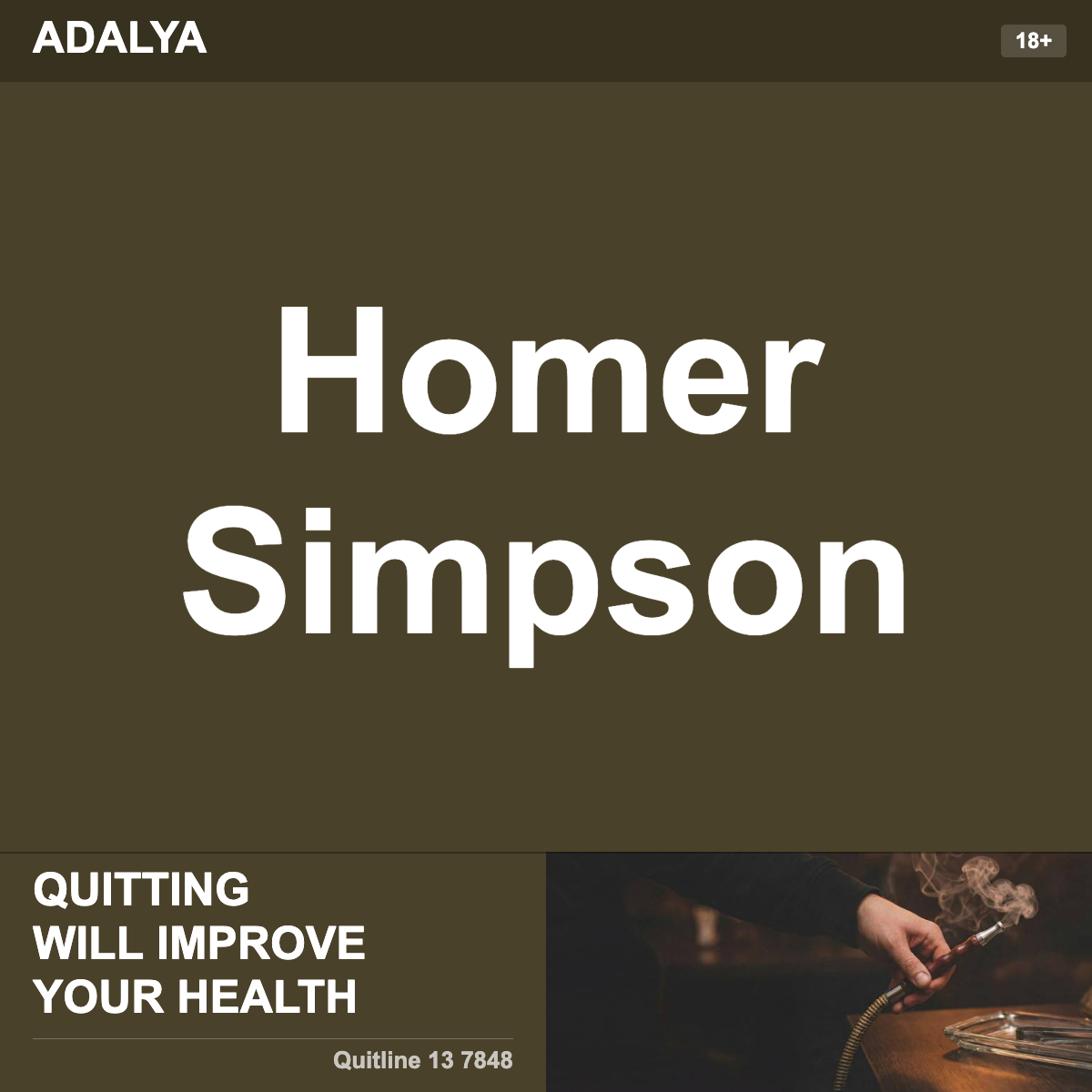 Adalya Homer Simpson Shisha Tobacco Flavour