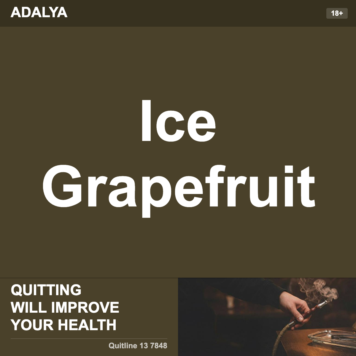 Adalya Ice Grapefruit Shisha Tobacco Flavour