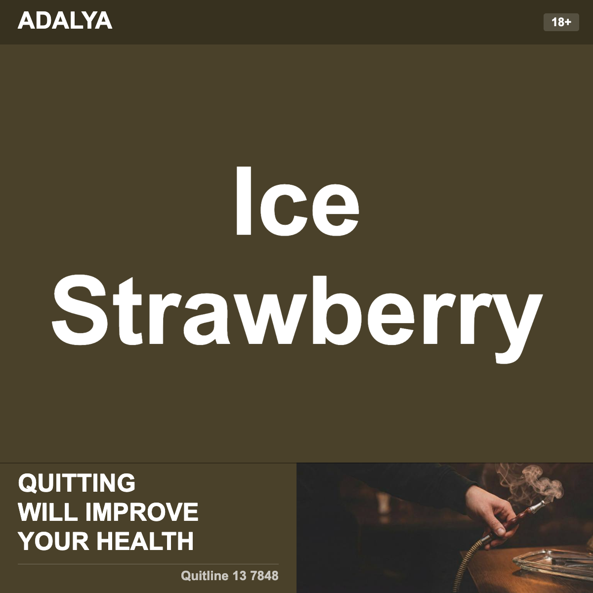 Adalya Ice Strawberry Shisha Tobacco Flavour