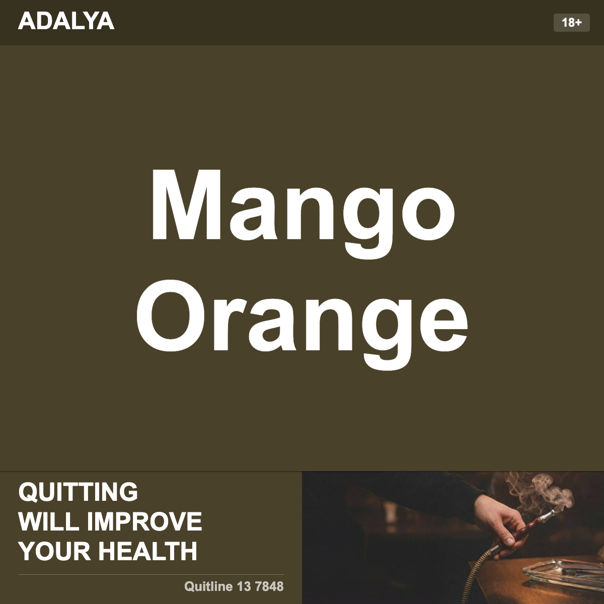Adalya Mango Orange Shisha Tobacco Flavour