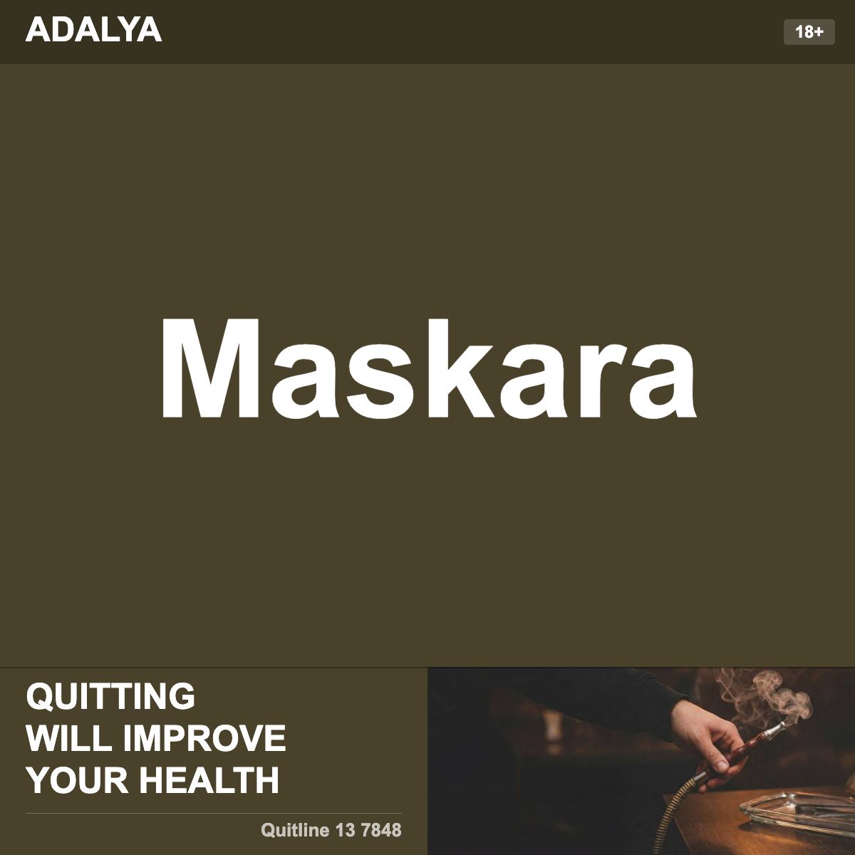 Adalya Maskara Shisha Tobacco Flavour